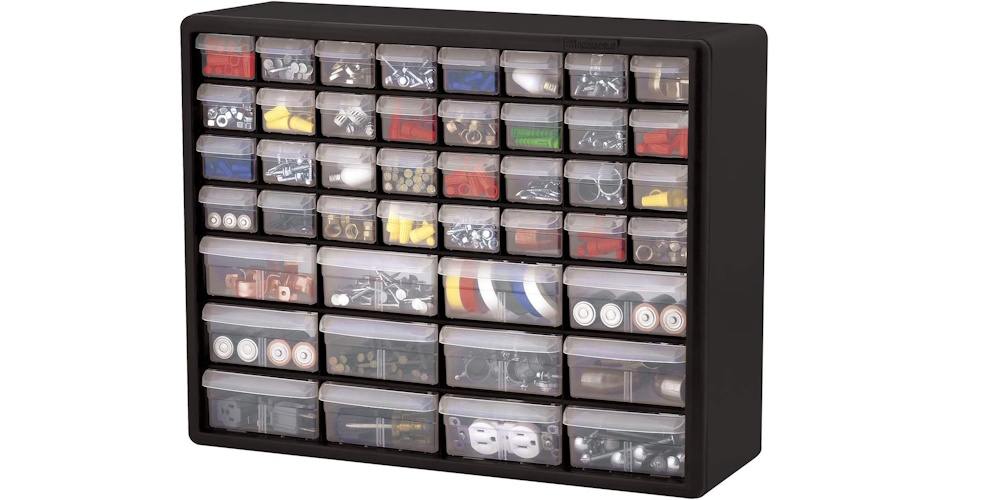 Akro-Mils 10144, 44 Drawer Plastic Parts Storage Hardware and Craft Cabinet