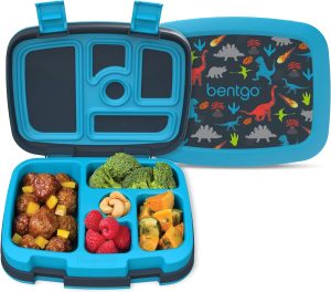 Bentgo® Kids Prints Leak-Proof, 5-Compartment Bento-Style Kids Lunch Box