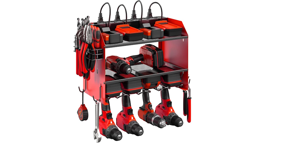 CCCEI-Modular-Power-Tool-Organizer-Wall-Mount-with-Charging-Station