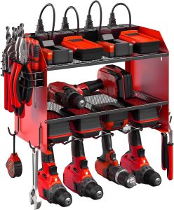 CCCEI-Modular-Power-Tool-Organizer-Wall-Mount-with-Charging-Station