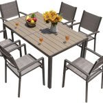 Homall 7 Pieces Patio Dining Set