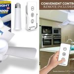 Socket Fan Light Original - Cool Light LED – Ceiling Fans with Lights and Remote Control,